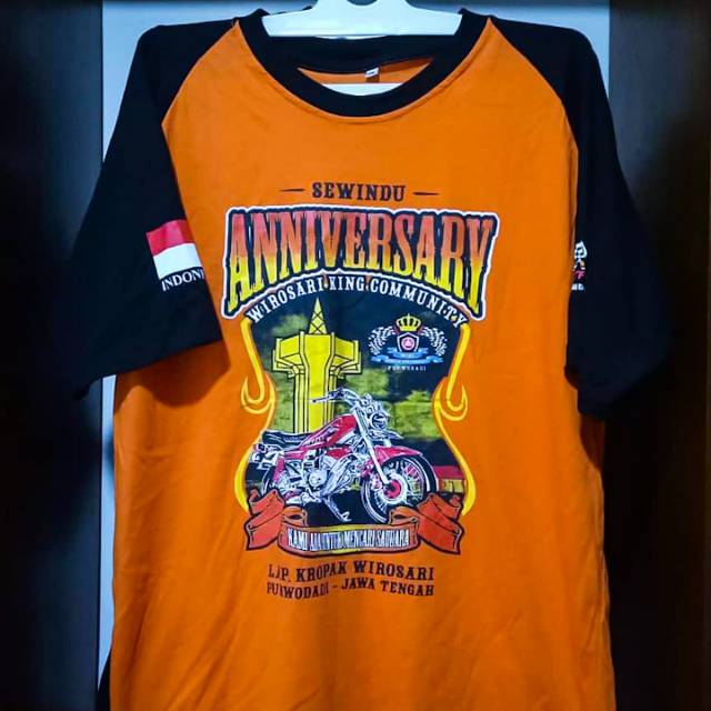 Kaos RX KING Edisi " ANNIVERSARY WIROSARI "