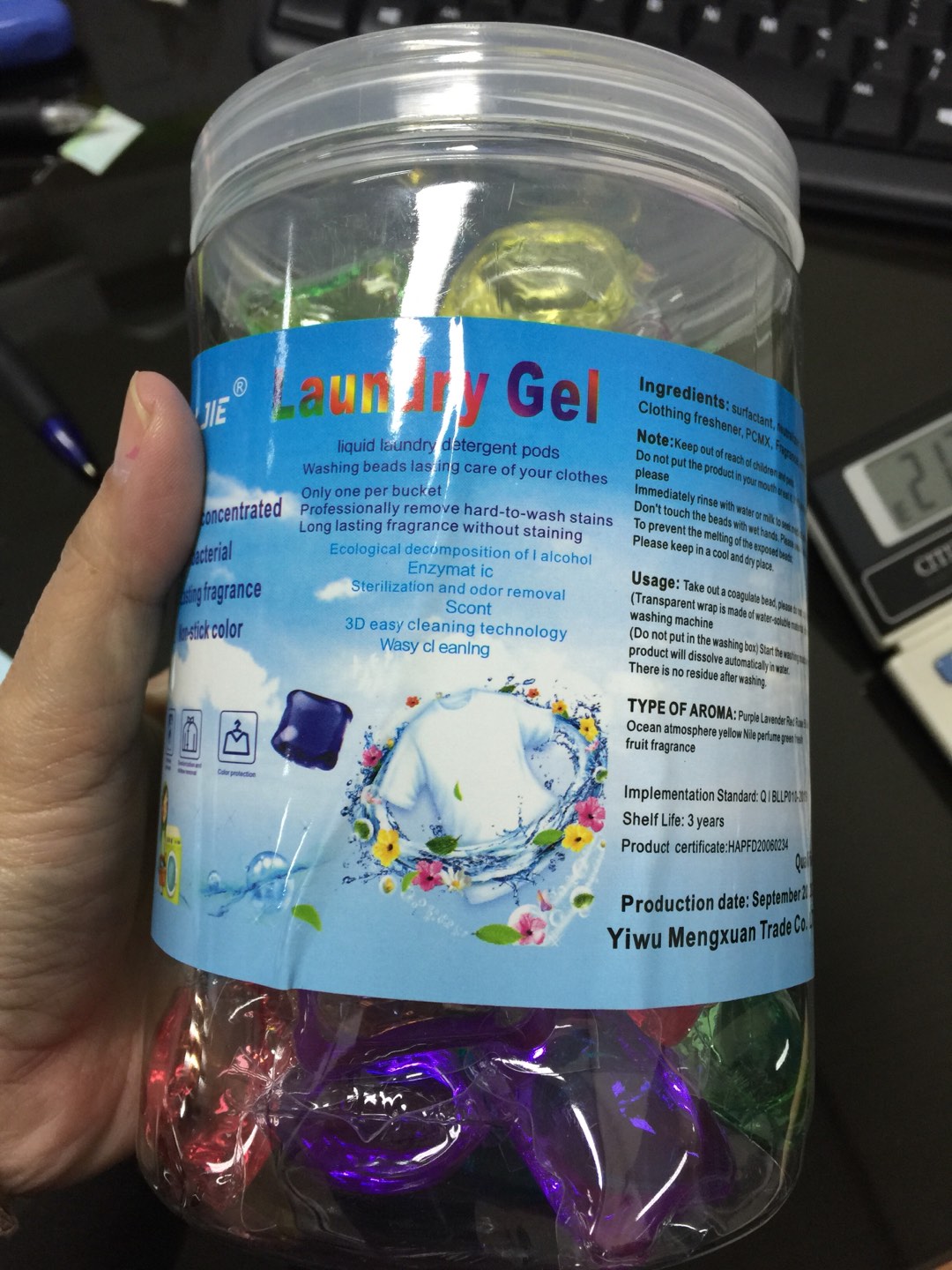 Isi 50 Pcs Kapsul Detergen, Laundry Gel, Deterjen Laundry, Sabun Cuci