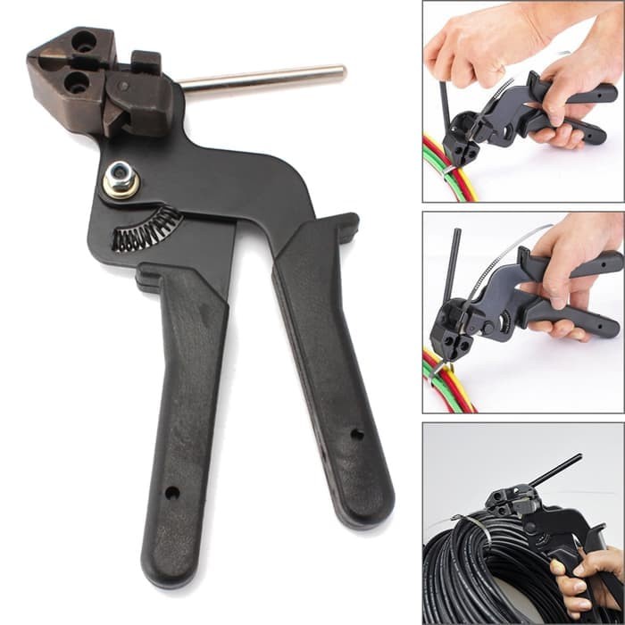 

READY Cable Tie Gun Stainless Steel Ties Tensioner Cutter BERKUALITAS