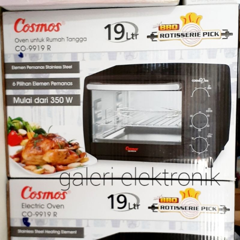 Oven listrik cosmos original 19 liter CO 9919R