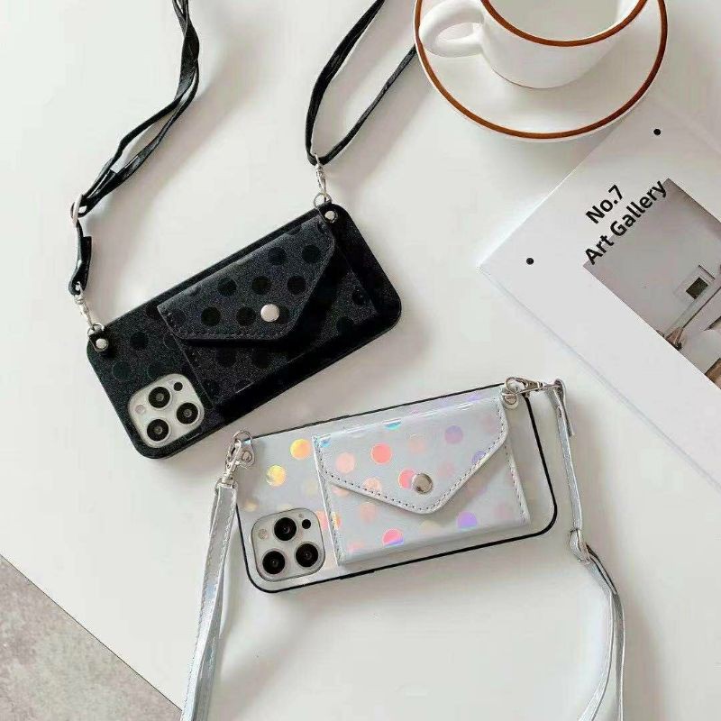 HOLOGRAM DOMPET LIPAT CASE IPHONE OPPO VIVO HUAWEI XIAOMI