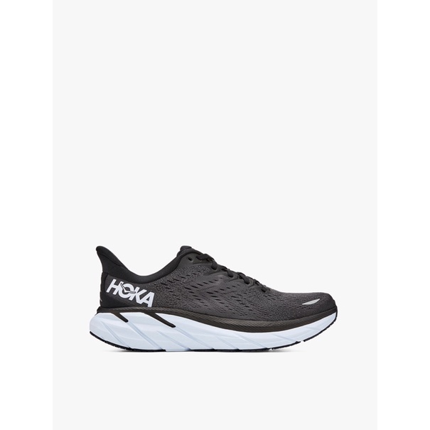 Hoka Clifton 8 Wide Men's Running Shoes - Black