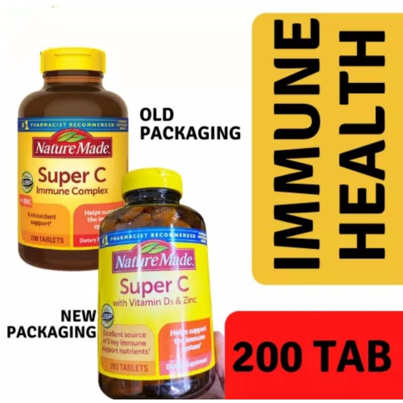 Nature Made Super C With Vitamin D3 & Zinc (200)