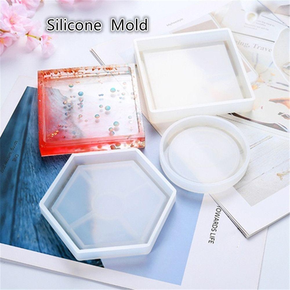 Top Cetakan Silikon Cetakan Silikon Membuat Perhiasan Epoxy Resin Bentuk Geometris Handmade Molds