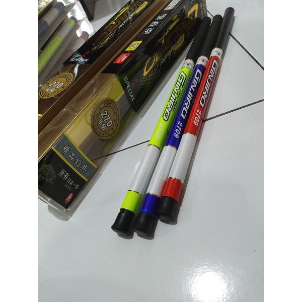 joran tegek pole karbon ruas pendek fugu ginjiro 270