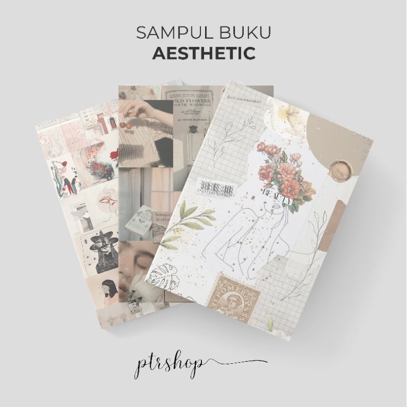 

PROMO SAMPUL BUKU BOOK COVER A5 B5 AESTHETIC EDITION [ptrshop.id]