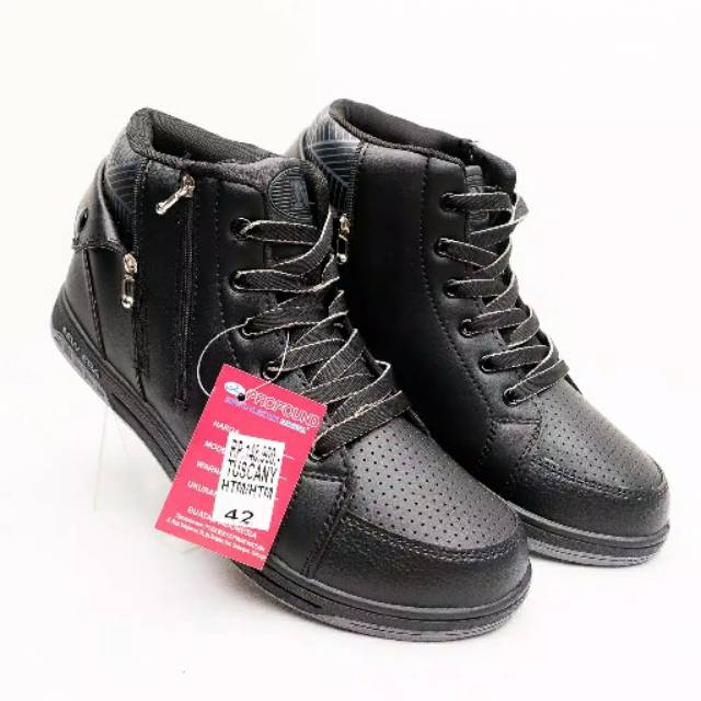SEPATU SEKOLAH ANAK NEW ERA MODEL TUSCANY FULL HITAM