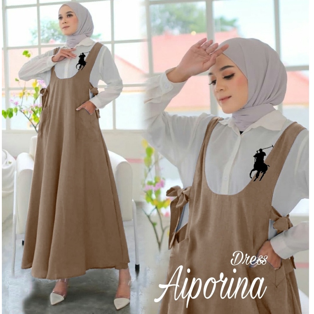 [HNFK] Dress Wanita Panjang / Dres / Maxi Dress Korea / Longdress Casual / Dress Wanita