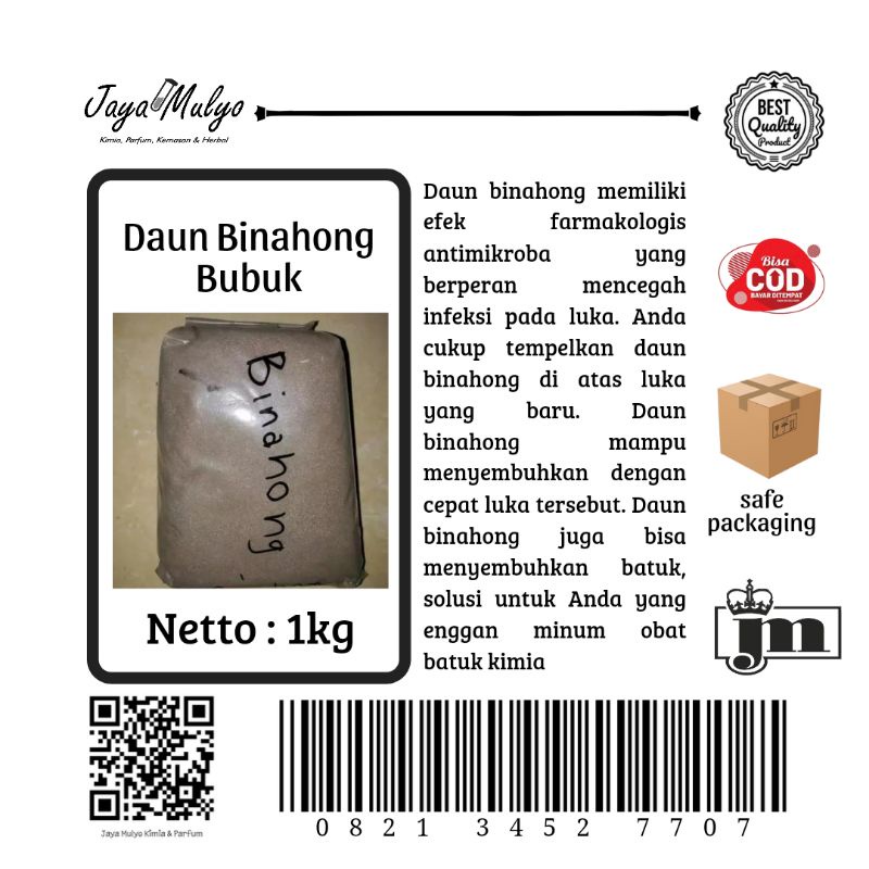 

Daun Binahong Bubuk (1kg)