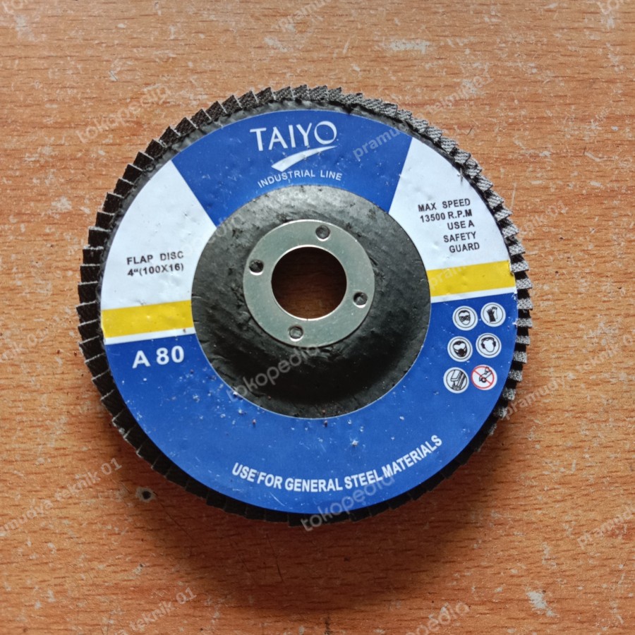 [KARGO] AMPLAS SUSUN / FLAP DISC / GERINDA AMPLAS TAIYO A80