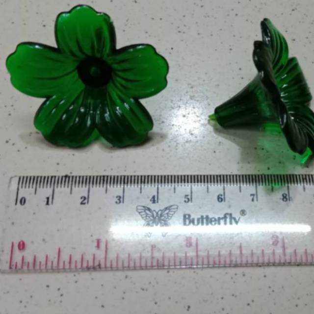 Corong besar kelopak bunga akrilik