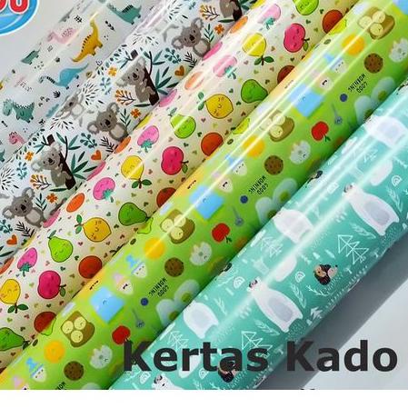 

♙ Kertas Kado Glossy SIDU Motif Kartun (50 lembar) ☪