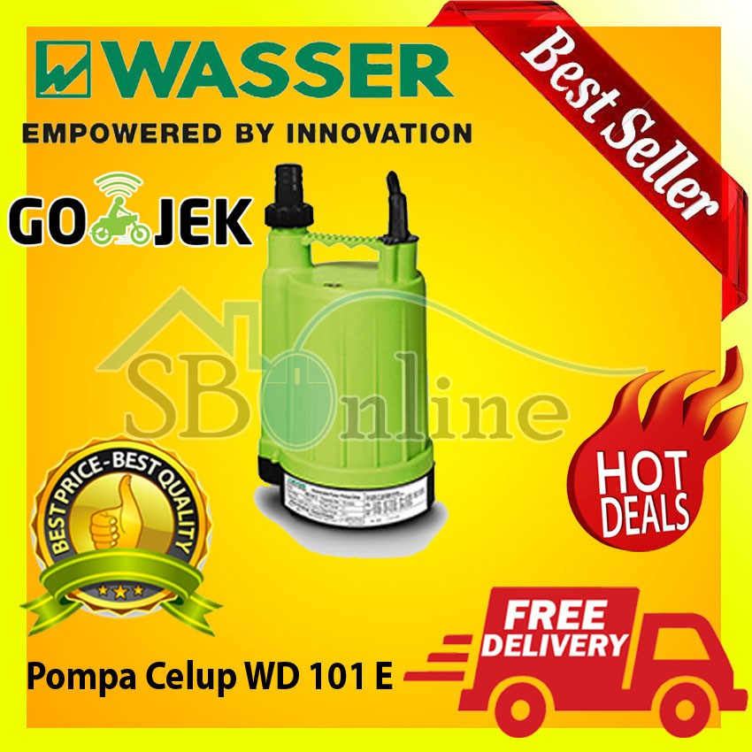 Pompa Celup Wasser WD 101E Submersible Pump Non Filter Harga Pabrik