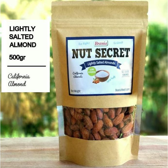 

Kacang Almond Panggang Rasa Asin Ringan 500Gr/ Roasted Almond Salted Titanium.Store1