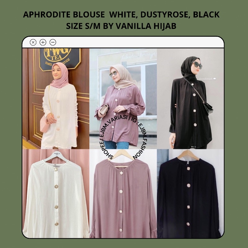 APHRODITE BLOUSE BY VANILLA HIJAB