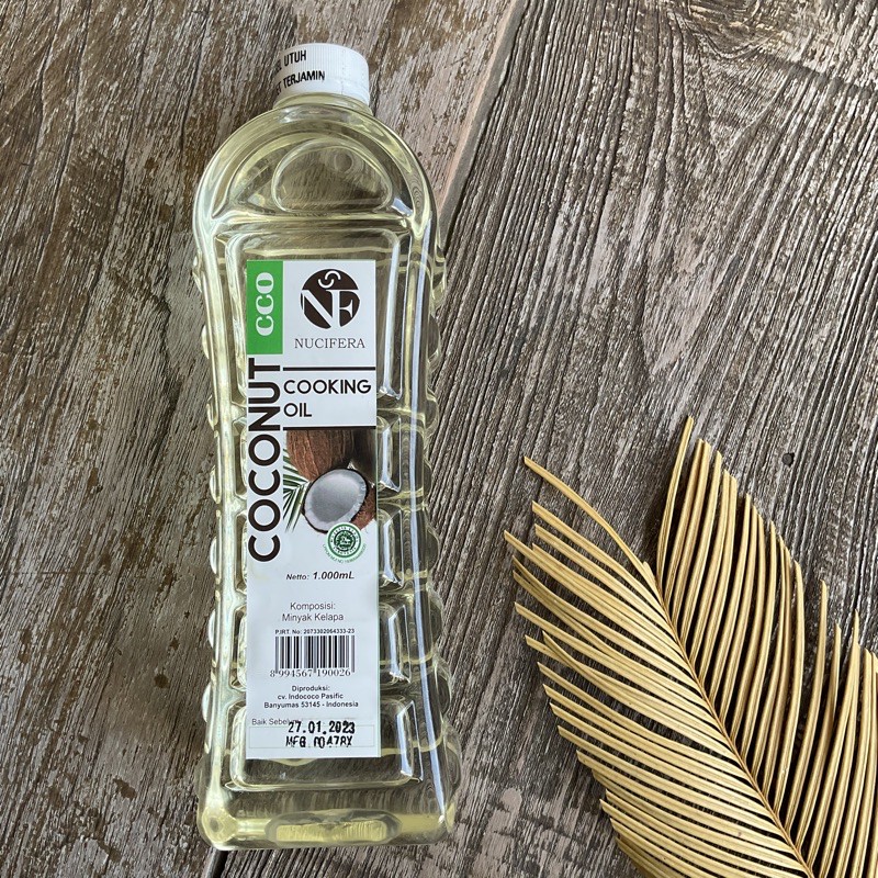 

NUCIFERA - COCONUT COOKING OIL / MINYAK KELAPA ORGANIK 1 LITER