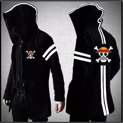 JUBAH ANIME ONE PIECE / JAKET LUFFY ONE PIECE / JAKET HOODIE ONE PIECE