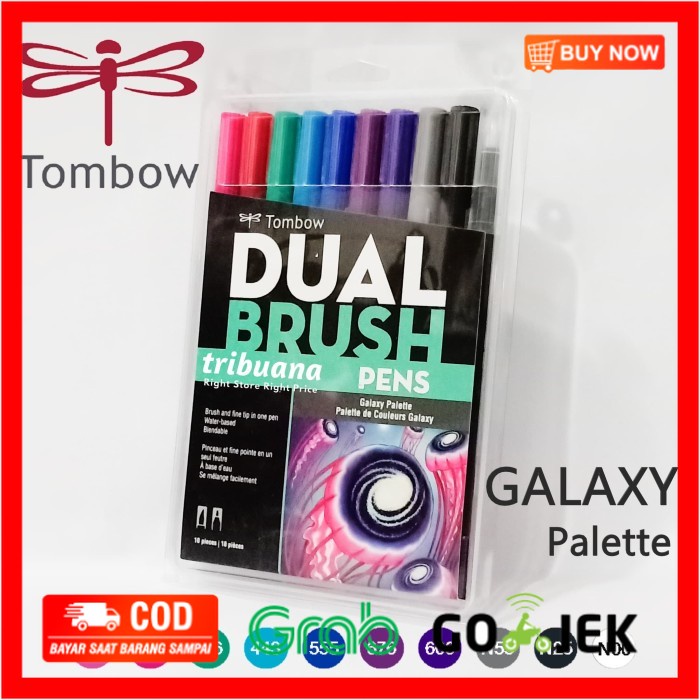 

(BISA COD) Set Galaxy Palette Tombow ABT Dual Brush Marker