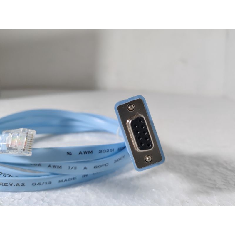 KABEL LAN TO SERIAL DB9 FEMALE Cisco console konektor RJ 46 RS232 6 Meter