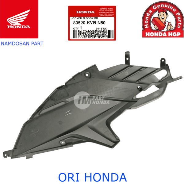 Ahm Cover R Body Side Sambungan Body Kanan Vario 110 Tecno Karbu 83520-KVB-N50