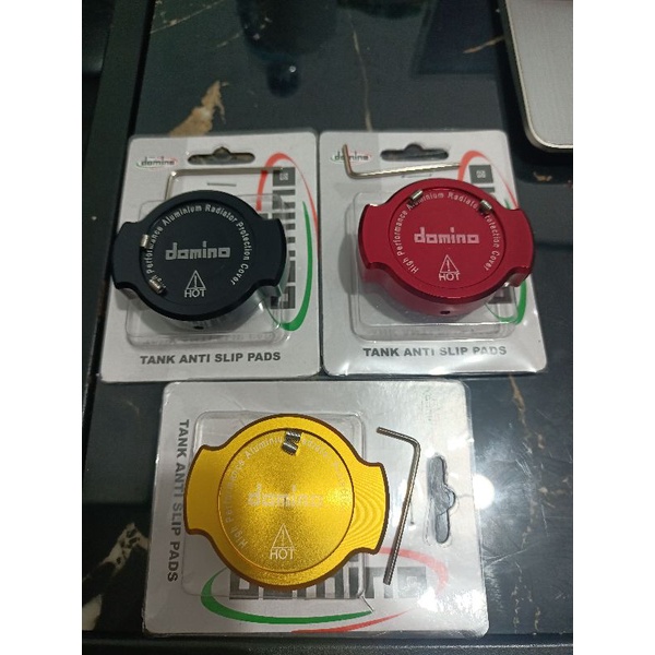 Tutup Radiator Domino CAP Full CNC Warna Universal Vario Nmax ,Aerox ,Pcx ,Cbr Universal