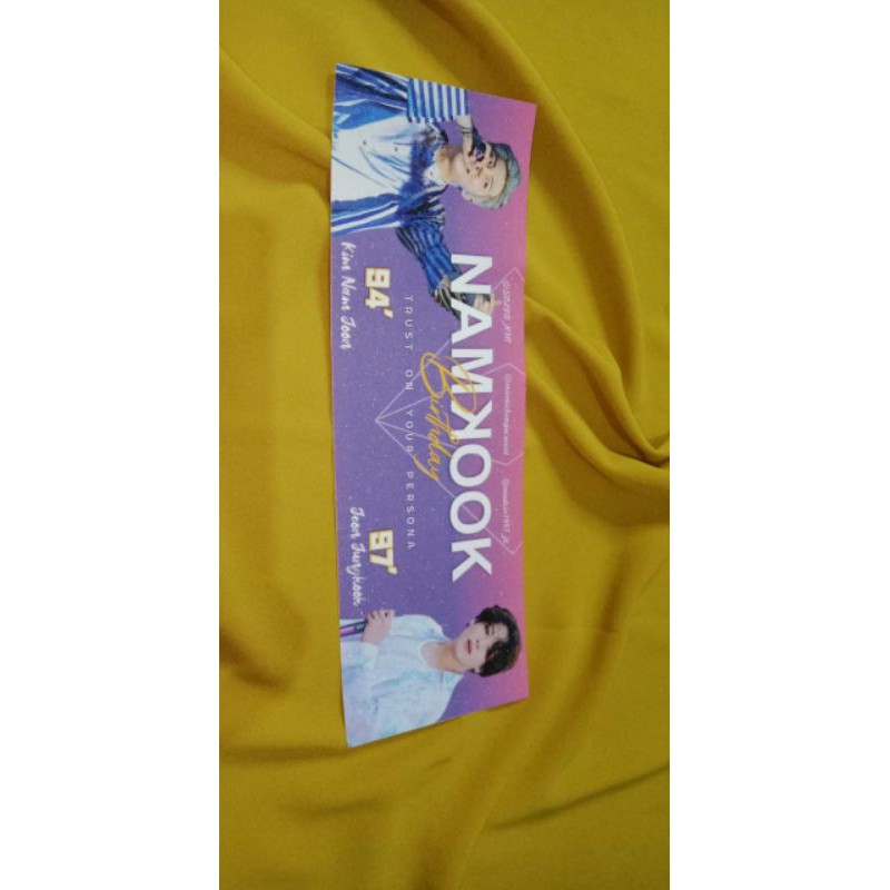 

HANDBANNER GLITTER NAMKOOK EVENT