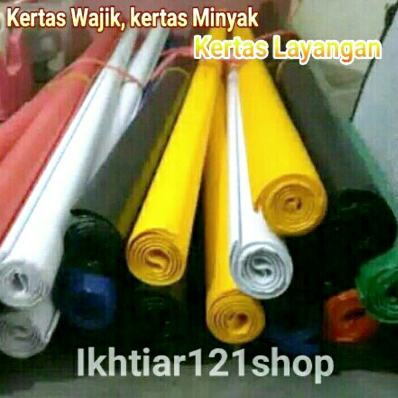 

Kertas Minyak/Kertas Wajik Kertas Layangan Perlembar