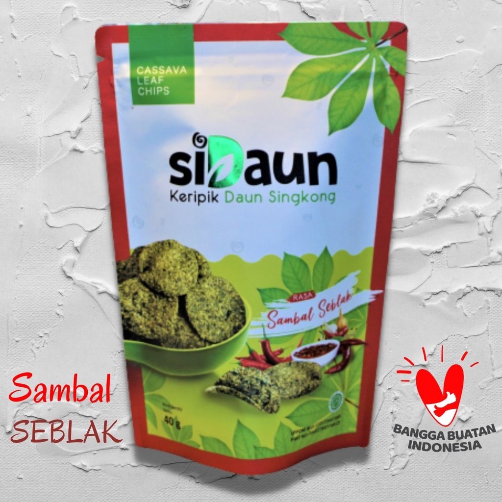 Jual Sidaun Keripik Daun Singkong Garing Crispy 40gr Shopee Indonesia