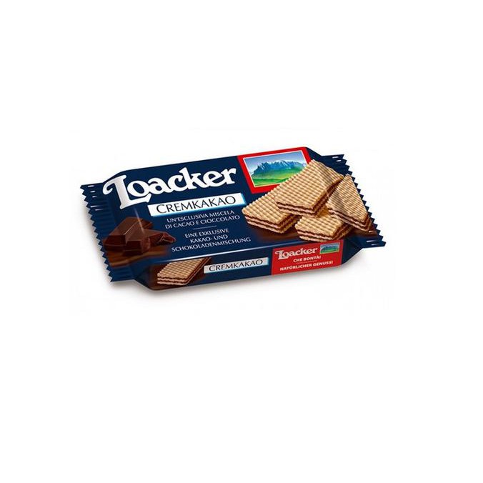 

Wafer Krim Coklat | Loacker Crem Kakao 45 Gram