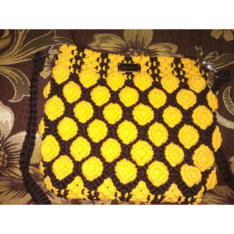 Tas Tali Kur motif bunga