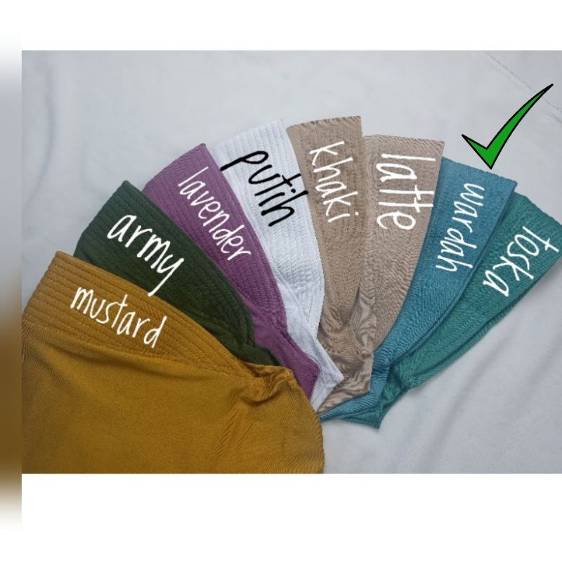 Jilbab Sport / Hijab Salwa Instan (COD)-SPORT wardah