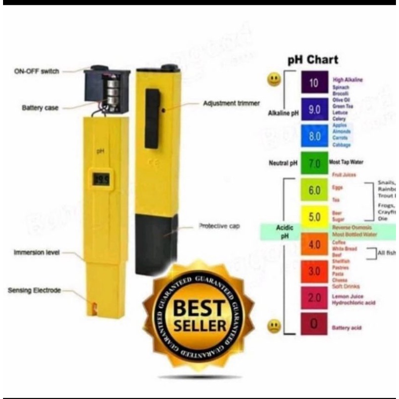 PH Meter Digital/Alat Ukur Keasaman Air