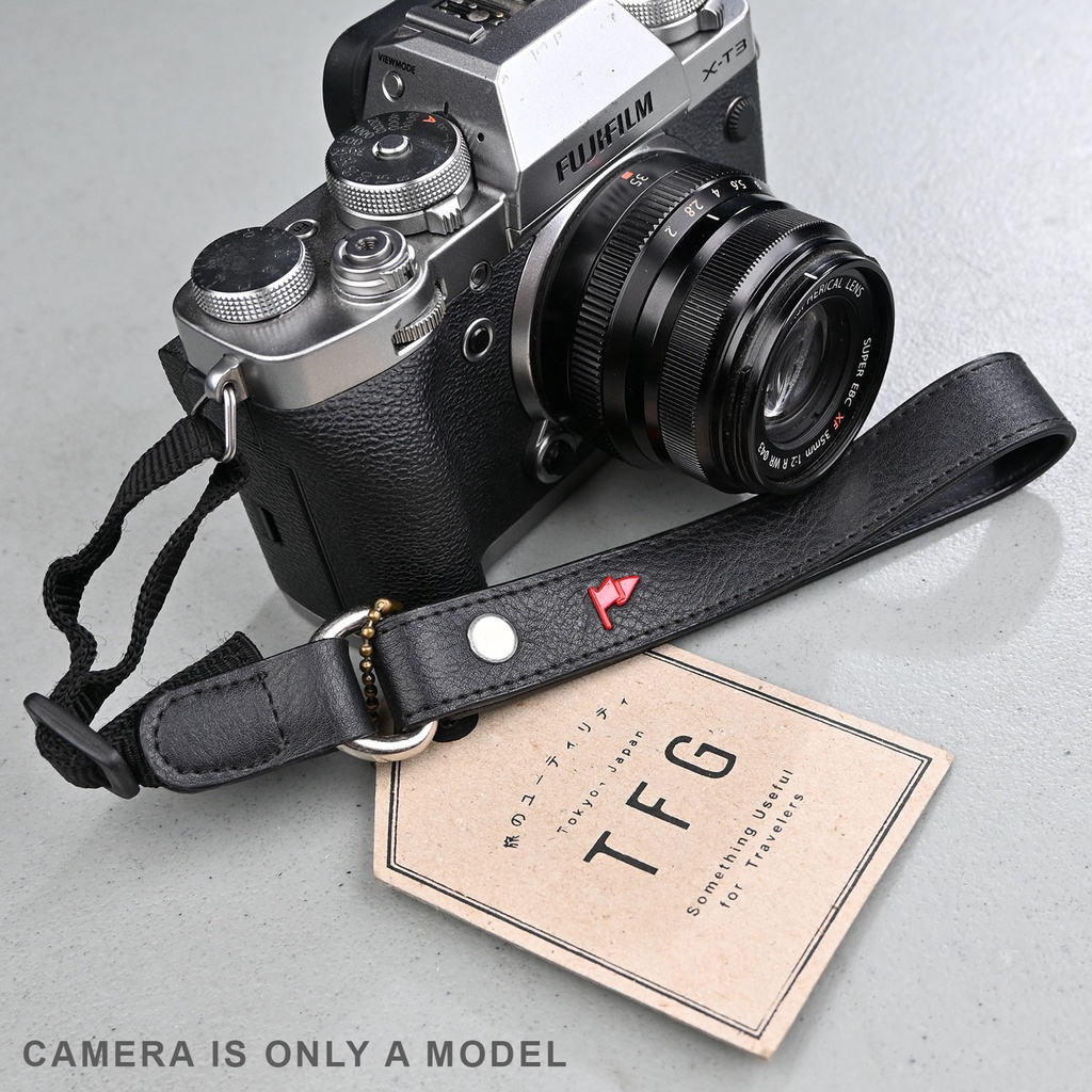 TFG Camera Hand Strap Kobuki Kulit Asli