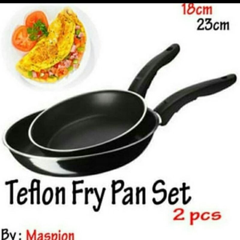 teflon fry pan set maspion