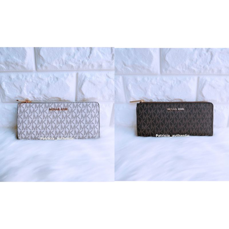 MK Jetset Wallet Quarter Zip Wallet || MICHAEL KORS