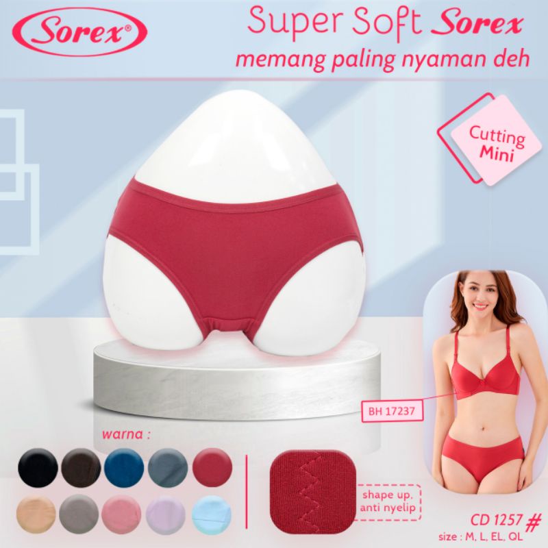 Grosir celana dalam wanita sorex Supersoft 1257 ( satuan)