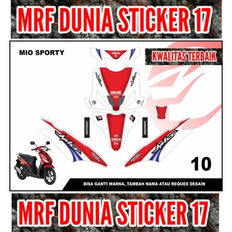 Sticker decal Mio sporty Full Body Striping Motor Mio Sporty Sticker  Mio Sporty Decal Sticker Mio S