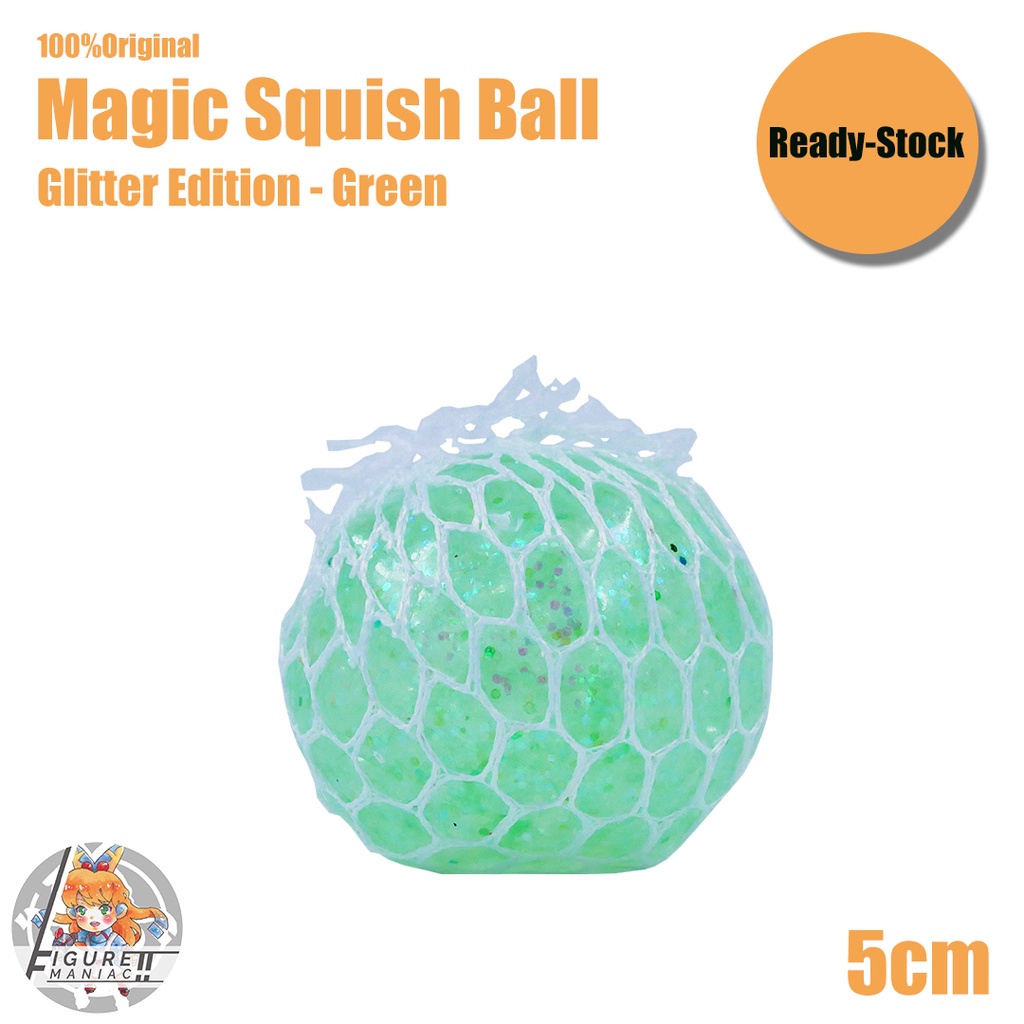 Mainan Anak - Magic Squishy Ball Glitter Edition 5 Cm