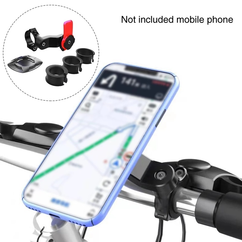 360° Rotatable Mountain Bike Universal Phone Holder/ Adjustable Detachable Motorcycle Navigation Phone Mount Base
