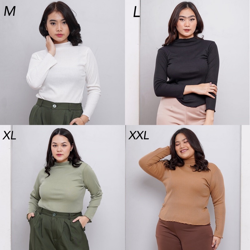 Esme Turtleneck Knitt Shirt 2B