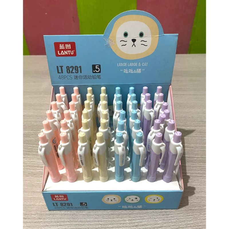 

pensil mekanik 0,5 mm lantu warna-warni