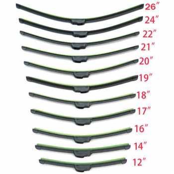 Wiper Blade Kaca Depan Mobil Frameless U Shape Hook