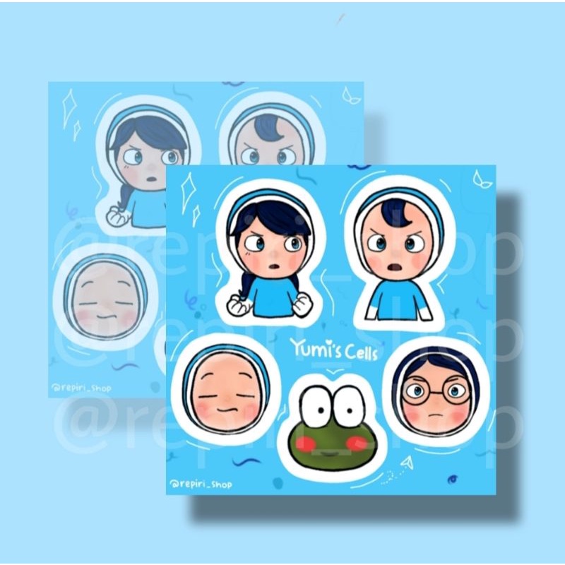 

Sticker Cute Character Sticker Set Die cut