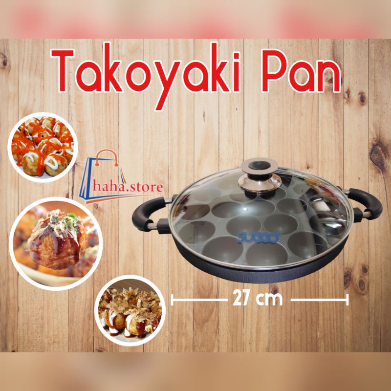 Cetakan takoyaki 19 lubang - Cetakan kue 19 lubang SUGGO - Cetakan 19 lubang Suggo - Cetakan Kue Takoyaki Suggo