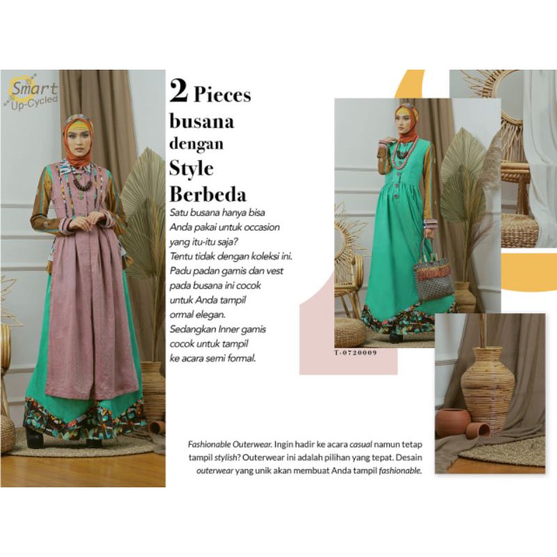 Gamis Tuneeca Smart Up-Cycled My Verdant Act T-0720009