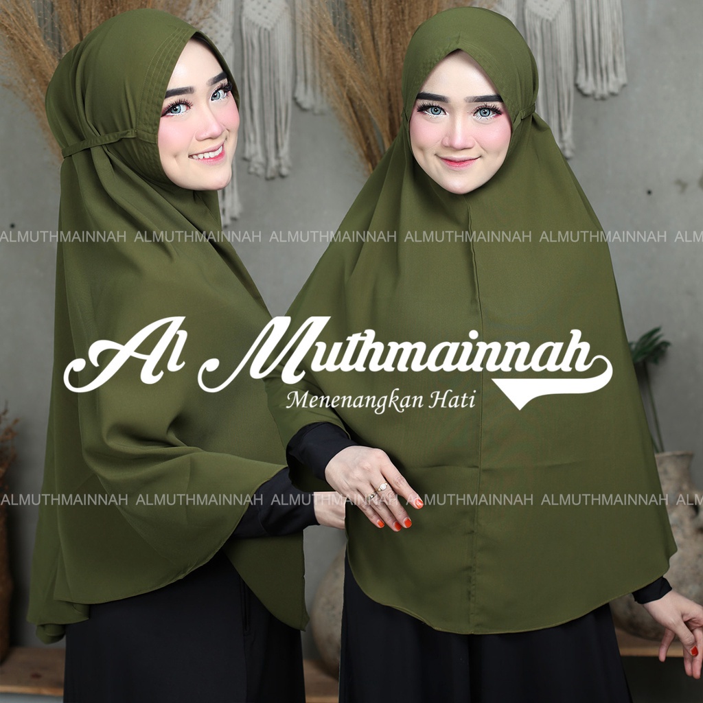 PREMIUM KHIMAR KERUDUNG HIJAB JILBAB WOLFIS WOLPIS ADEM MARYAM NONPAD TALI XL XXL SYARI JUMBO BS