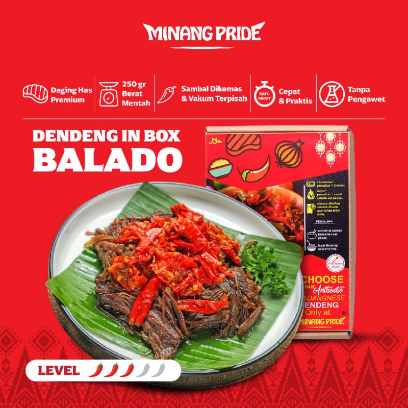 

250gr Dendeng Sambal Balado Minang Pride