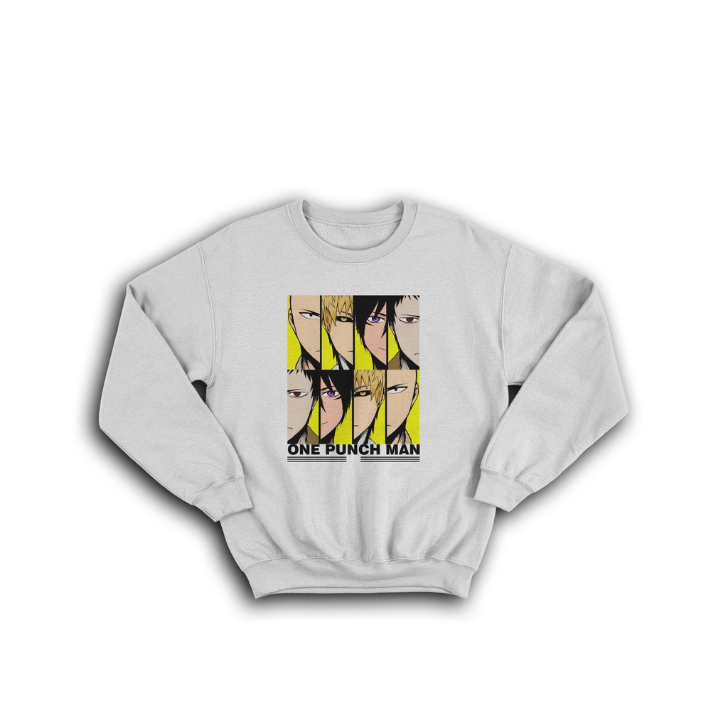 NEW CREWNECK SWEATER ANIME FULL ONE PUNCH MAN