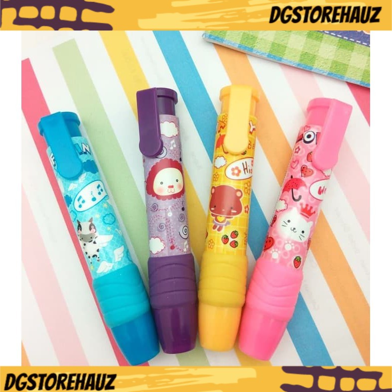 

Mekanik eraser / penghapus MEKANIK /cetek motif animal lucu & bagus