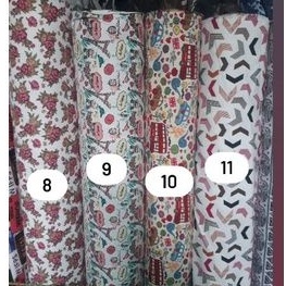 Bahan kanvas/Kain kanvas motif/Bunga